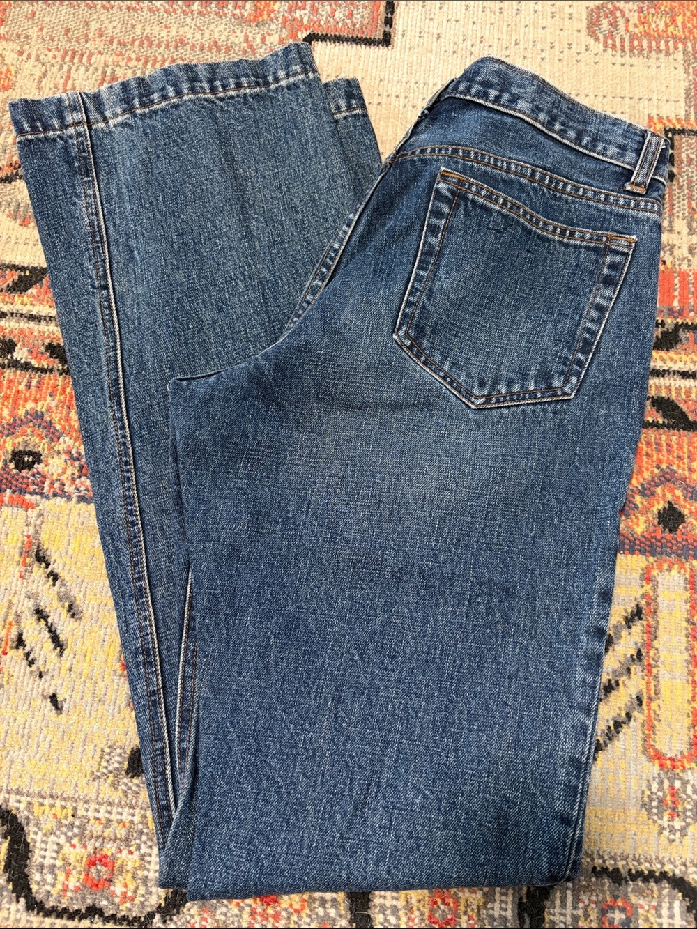 GAP Women's Flare Jeans in Medium Blue Denim